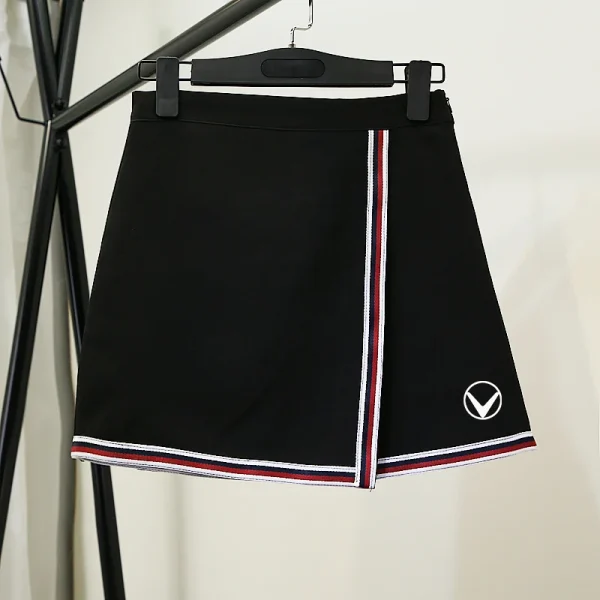 Gonna A pieghe in movimento donna estate vita media Slim A Line gonna pantaloncini donna coreana tutto-fiammifero moda Casual nera 3