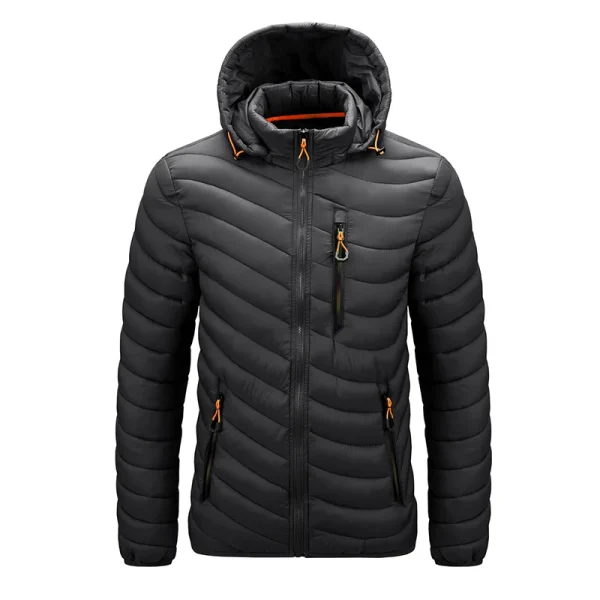 CHAIFENKO Marca Inverno Caldo Giacca Impermeabile Da Uomo 2025 Nuovo Autunno di Spessore Con Cappuccio Parka Mens Moda Casual Giacca Sottile Cappotto Da Uomo 2