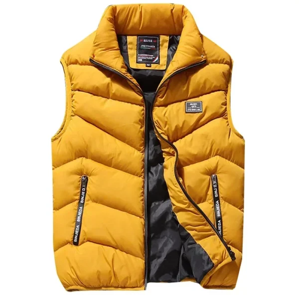 8XL 7XL Plus size gilet da uomo di marca giacca da uomo gilet senza maniche giacche invernali uomo cappotti casual gilet da uomo in cotone addensare gilet 4