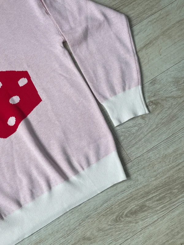 2024 Autunno Inverno Maglione delle Donne Casual Manica Lunga Lavorato A Maglia Caldo Pullover Dadi Grafica di Base Solido Maglione Magliette E Camicette Abiti di Moda 5