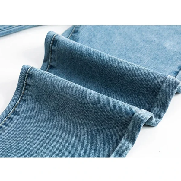 Pantaloni addominali per gravidanza Jeans per fidanzato Pantaloni premaman per donne incinte Vestiti Pantaloni a vita alta Jeans denim larghi 6