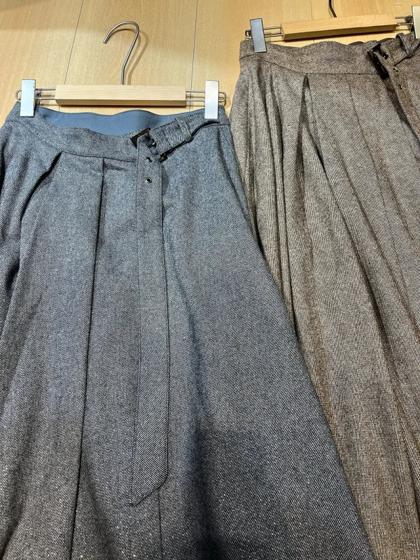 Gonna lunga in lana autunno-inverno classica ed elegante da donna 3