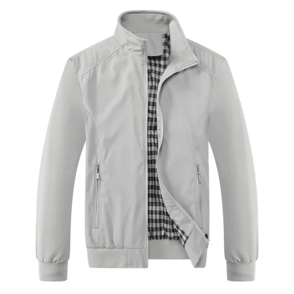 2025 Primavera Autunno Casual Solid Fashion Slim Bomber Giacca da uomo Cappotto Nuovo arrivo Giacche da baseball Giacca da uomo M-6XL 8XL Top 5