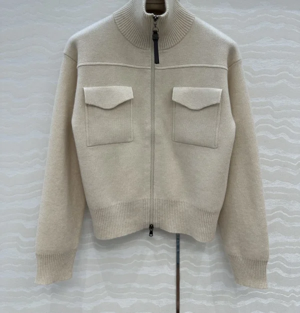 YG145-25 cappotto in cashmere lavorato a maglia di fascia alta autunno e inverno elegante e confortevole lusso basso 2