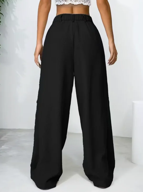 Abbigliamento da donna elegante e alla moda, sport casual all'aria aperta, pantaloni autunnali e invernali in velluto a coste dimagranti e versatili 2