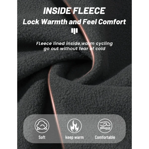 TACVASEN Giacca Softshell foderata in pile Giacca antipioggia da uomo con zip intera Giacca da lavoro all'aperto Primavera Trekking Escursionismo Giacca a vento da uomo 6