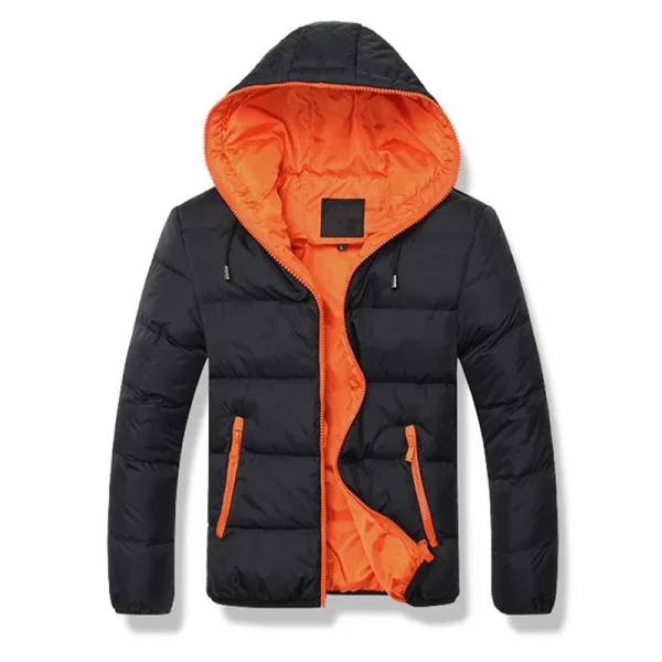 2024 Giacca casual da uomo in cotone Parka Cappotto Autunno Inverno Sottile giacca imbottita in cotone con cappuccio Antivento Capispalla da viaggio all'aperto 2
