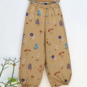 ZANZEA 2025 Pantaloni con stampa floreale moda Donna Pantaloni lunghi Harem vintage Pantaloni elastici in vita Autunno Casual Pantaloni larghi 1