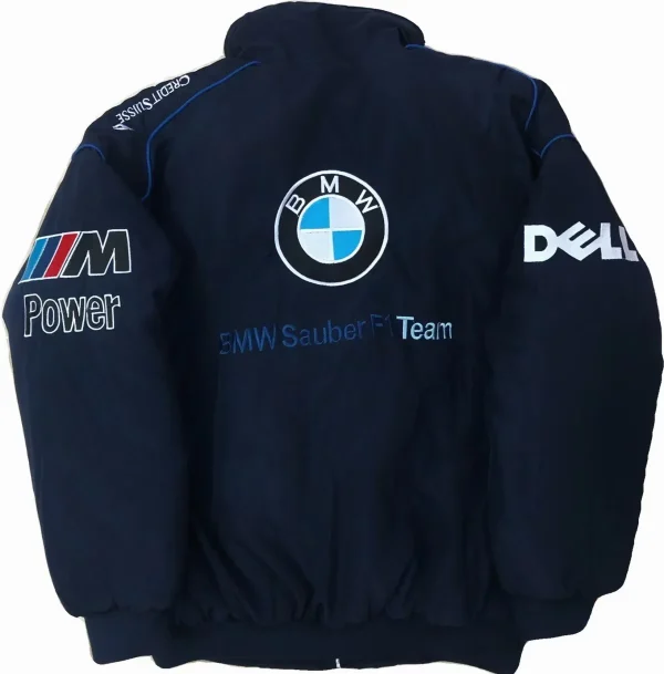 BMW Sauber F1 Team Racing Suit Uomo Per il tempo libero Giacca primavera autunno Ricamo Lady Giacca antivento uniforme da motociclista Giacca di tendenza 2