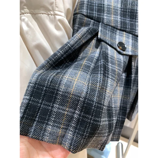 MEXZT Minigonna di lana vintage Donna Harajuku giapponese Plaid Gonne a pieghe Inverno Gyaru Kawaii Cutecore Design A Line Faldas 6