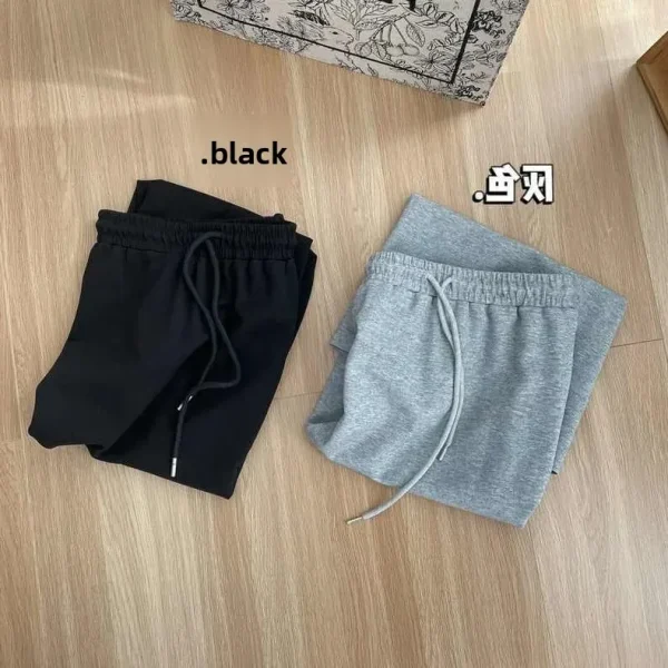 Gonna sportiva casual a gamba dritta a vita alta ispessita primavera autunno Gonna lunga a metà corpo divisa per donna 4