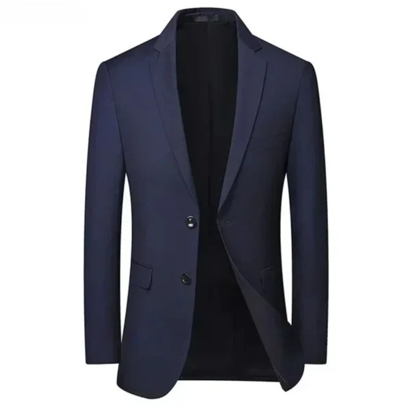 Blazer formali da uomo Giacche da completo in tessuto elasticizzato Pronto per ufficio Matrimonio Slim Fit Sottile 2025 Sport casual da uomo di alta qualità 5