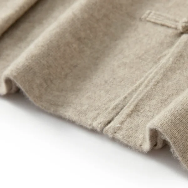 Autunno e inverno nuovo 100% lana merino cardigan da uomo retro Tang suit casual cashmere maglione lavorato a maglia giacca imbottita 6