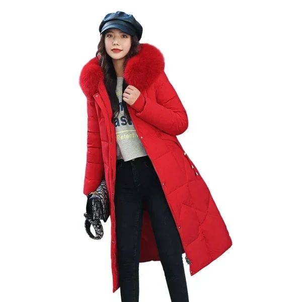 2024 nuovo cappotto autunno inverno donna addensare caldo felpe oversize casual sciolto coreano autunno inverno moda cappotto Parka in cotone 5
