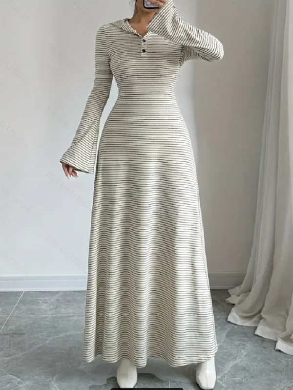 Abito elegante con cappuccio scozzese autunno inverno alla moda per abbigliamento da lavoro da donna Nuovo arrivo 3
