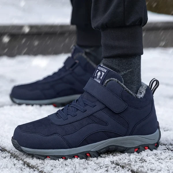 2025 Nuove scarpe calde invernali per anziani Scarpe da corsa casual alla moda Scarpe in tessuto comode, leggere e traspiranti per anziani 3