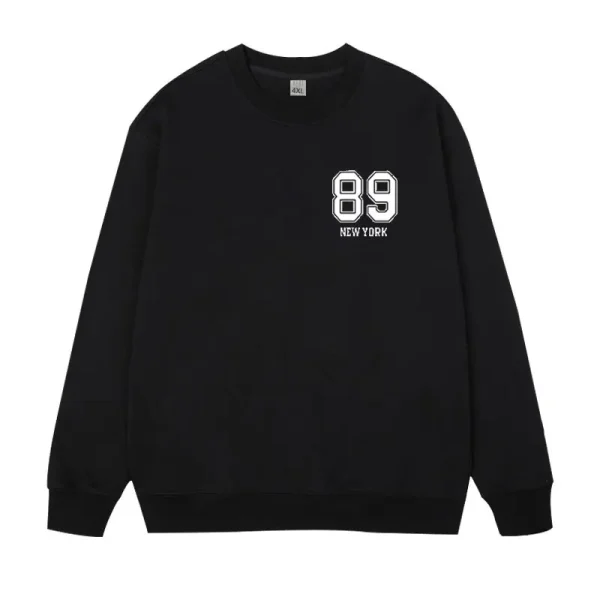 Pullover da uomo taglie forti Felpe in cotone pieno 5XL 6XL 7XL Autunno Inverno Maniche lunghe Top stampati Abbigliamento maschile 110 kg-180 kg 3