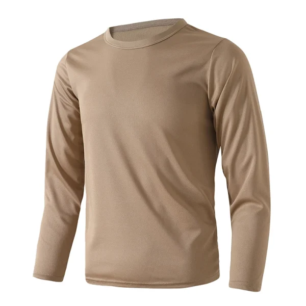 5/1 pezzi autunno e inverno gioventù ragazzi e ragazze tinta unita versatile sport e tempo libero T-shirt a maniche lunghe per 13-16 anni 3