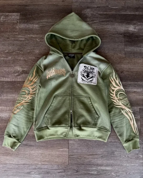 Autunno e inverno nuova moda lettera ricamo patch maglione con cerniera donna Y2K Harajuku maglione sportivo Joker casual gotico retrò 5