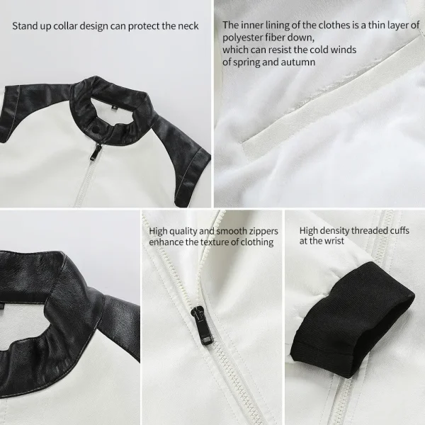 Abbigliamento da moto da uomo da corsa Motorcoss Brp Can-am Giacca invernale da moto Protezione per abbigliamento Giacca da moto impermeabile in pelle PU 3