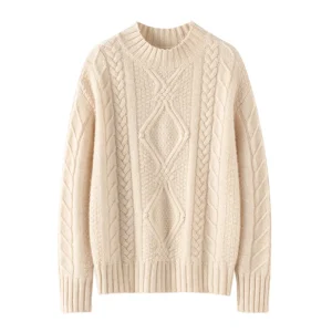 2025 maglione lavorato a maglia invernale tendenze donna vestiti top a maniche lunghe girocollo 100% cashmere abbigliamento femminile camicetta pullover 1