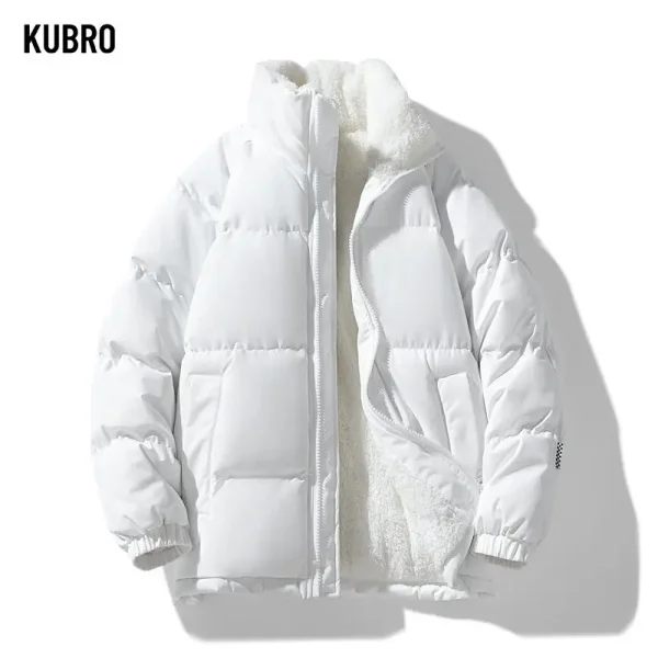 Piumino imbottito in cotone per donna Nuovo stile invernale Giacca ispessita Cappotto imbottito in cotone Cappotto invernale per pane Cappotti Cappotti per donna Cappotti 1