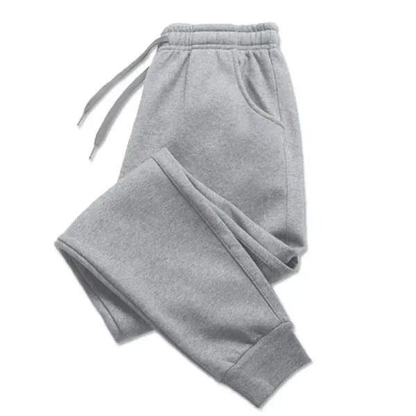 2025 Leggings sportivi lavorati a maglia americani stampati casual Pantaloni sportivi casual da donna tinta unita unisex per l'autunno e l'inverno 4