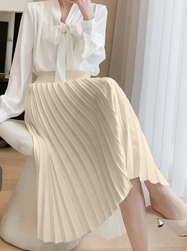 Moda elegante gonna a pieghe per le donne Faldas Vintage Saias Party Goth Gonne Ropa Mujer Casual Jupe Femme Harajuku Streetwear 4