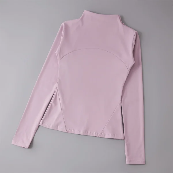 Abbigliamento da yoga Giacca a vento Abbigliamento sportivo Donna da corsa Felpa a maniche lunghe Giacche sportive Top da donna Top da allenamento Abbigliamento sportivo 5