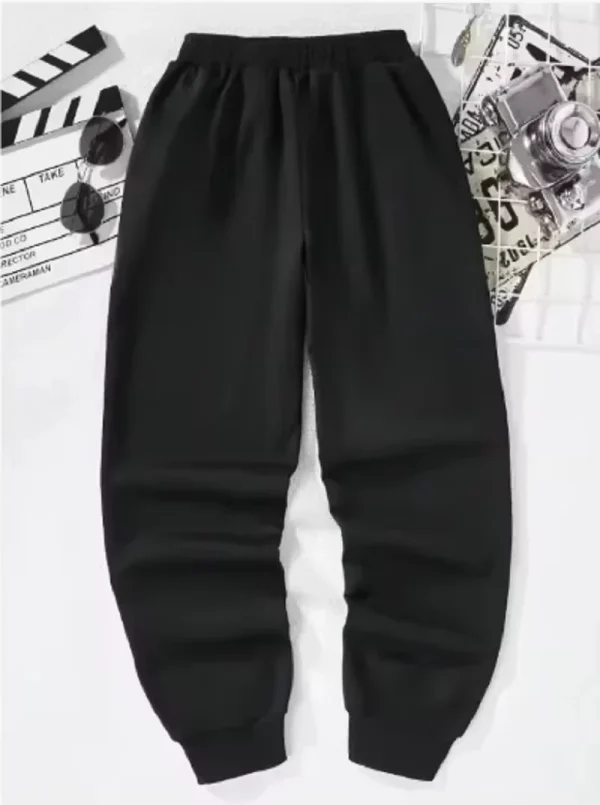 2025 Leggings sportivi lavorati a maglia americani stampati casual Pantaloni sportivi casual da donna tinta unita unisex per l'autunno e l'inverno 3