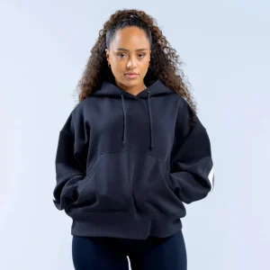 Felpe con cappuccio da donna Pullover Felpe con cappuccio Stampa Jogger Manica lunga Nero da jogging Felpa da donna Sport Top Abbigliamento invernale 1