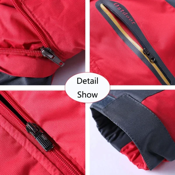 9XL Nuovi Uomini di Inverno Outwear In Pile Caldo Rimovibile Giacca Con Cappuccio Da Uomo Sci All'aperto Giacca A Vento Impermeabile Giacca Casual Cappotto Maschile 6