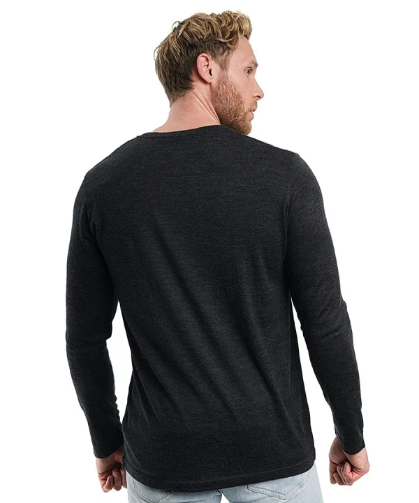 Strato base in lana merino al 100% da uomo in lana merino a maniche lunghe 240G Intimo termico di peso medio Top traspirante + Calzini da trekking 2
