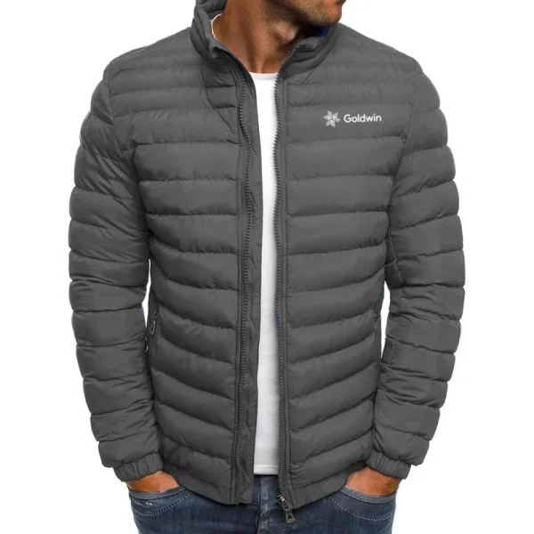 2024 Autunno/Inverno di fascia alta da uomo vecchio abbigliamento outdoor per il tempo libero sportivo moda street style giacca calda con cerniera con cappuccio 2
