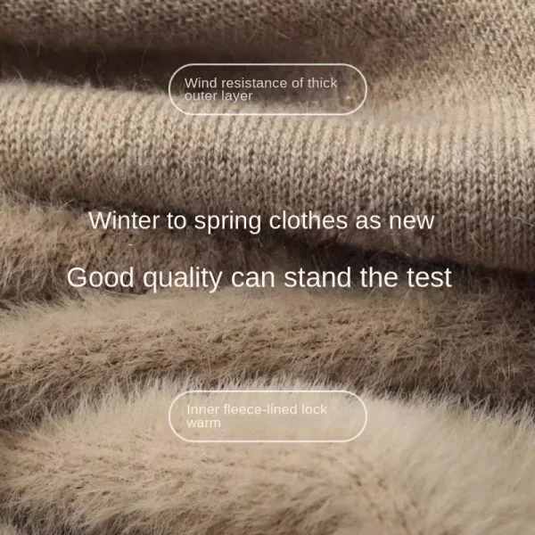 Maglione dolcevita da uomo autunno inverno lavorato a maglia velluto caldo pullover a maniche lunghe maglione base camicetta casual a prova di freddo per esterni 6