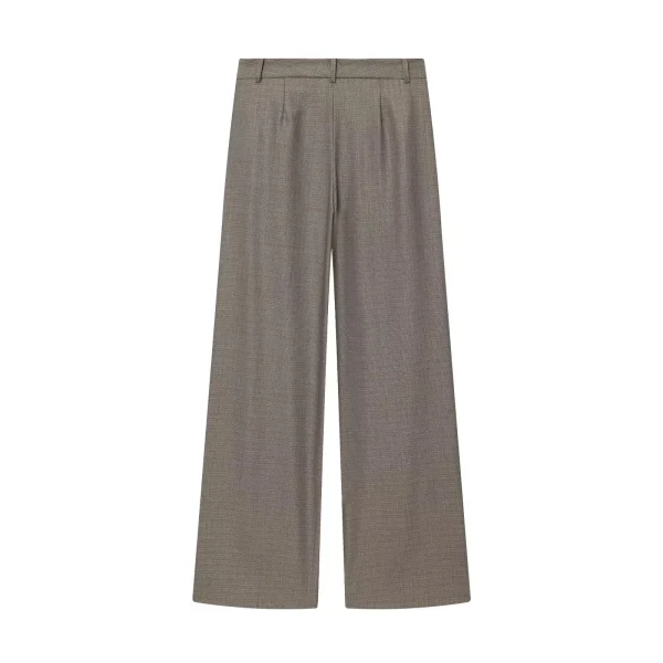 KONDALA 2025 Autunno Inverno Office Lady Abiti solidi Moda elegante doppio petto Top per le donne Chic Zip Up Pantaloni a gamba larga 6