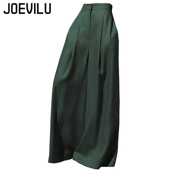 Pantaloni a gamba larga a vita alta Primavera/Autunno Sottili Mop da pavimento casual Pantaloni coreani alla moda da donna Pantaloni a gamba drappeggiati sottili Pantaloni streetwear 5