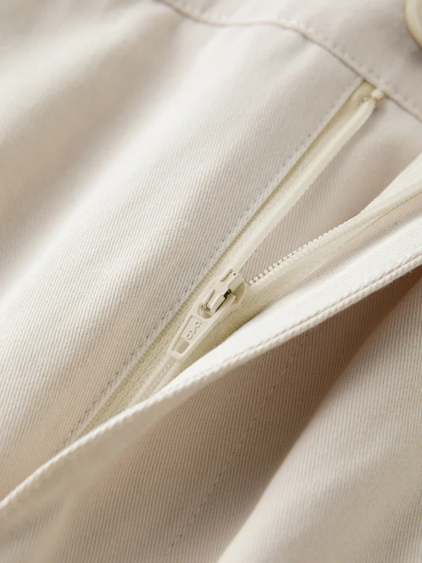Gonna dritta in cotone extra lungo FSLE per le donne pendolari 2025 Nuovo stile autunno e inverno con cintura 5