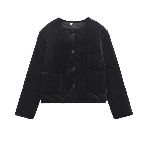 Giacca in cotone da donna nuova stile transfrontaliero modello diamante Vendita calda della stagione Nuovo arrivo Capispalla alla moda da Mainl 5