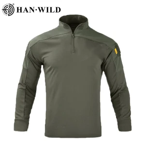 Abbigliamento da uomo ad asciugatura rapida Camicia leggera Airsoft Camicia tattica Manica lunga Top da lavoro Abbigliamento da caccia all'aperto Camicie da trekking 1