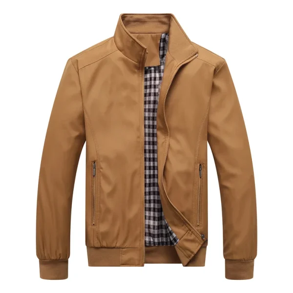 2025 Primavera Autunno Casual Solid Fashion Slim Bomber Giacca da uomo Cappotto Nuovo arrivo Giacche da baseball Giacca da uomo M-6XL 8XL Top 6