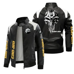 Abbigliamento da moto da uomo da corsa Giacca da moto Brp Can-am Abbigliamento da moto invernale Protector420 Giacca da moto impermeabile in pelle PU 1