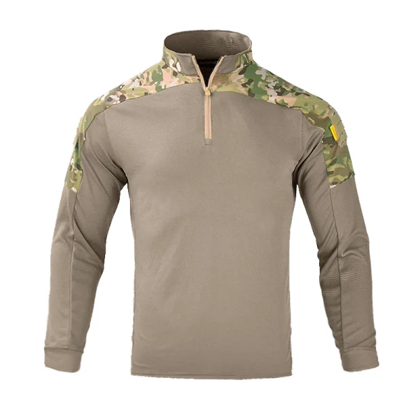 Abbigliamento da uomo ad asciugatura rapida Camicia leggera Airsoft Camicia tattica Manica lunga Top da lavoro Abbigliamento da caccia all'aperto Camicie da trekking 3