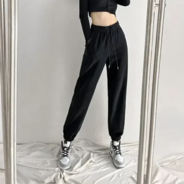 Pantaloni pantaloni da donna elastici In vita tutti medi originali Casual nuovi In pantaloni femminili anni '90 comodi elasticizzati Chic ed eleganti G 2