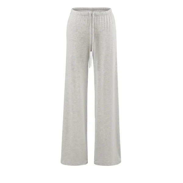Pantaloni da yoga da donna Leggings sportivi Tinta unita Pantaloni larghi a gamba larga Collant da donna Leggins da allenamento fitness Abbigliamento da palestra 5