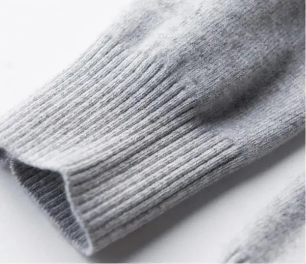 Classico Pullover Con Scollo A V Maglione Da Uomo 2024 Autunno Inverno Cashmere Miscela di Cotone Caldo Maglione Vestiti Pull Homme Uomo Hombres Maglione 4