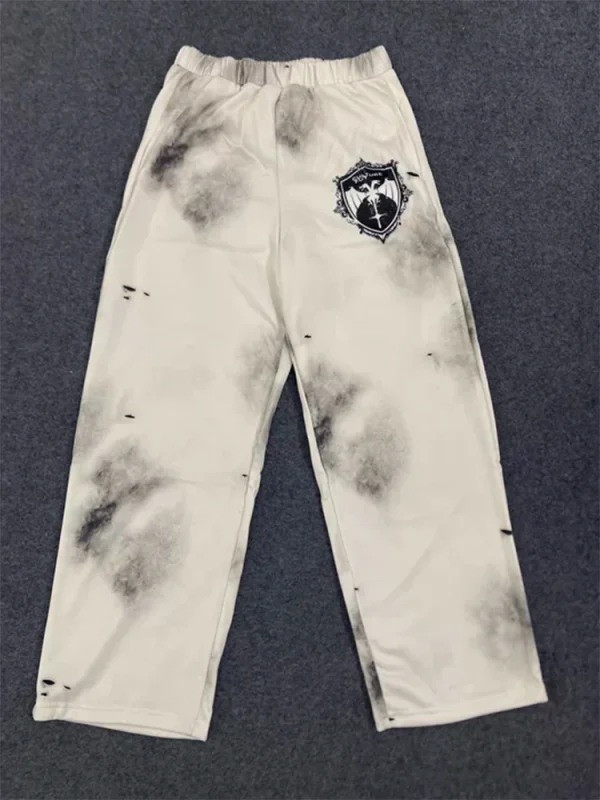 Nuovi pantaloni unisex Y2K autunnali e invernali con un senso del design. I pantaloni sono semplici e versatili per l'uso quotidiano 4