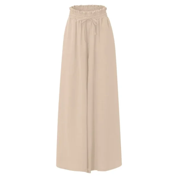 Pantaloni eleganti a gamba larga a vita alta Pantaloni da donna alla moda Pantaloni larghi e comodi Harajuku Ropa Mujer Casual Streetwear 4