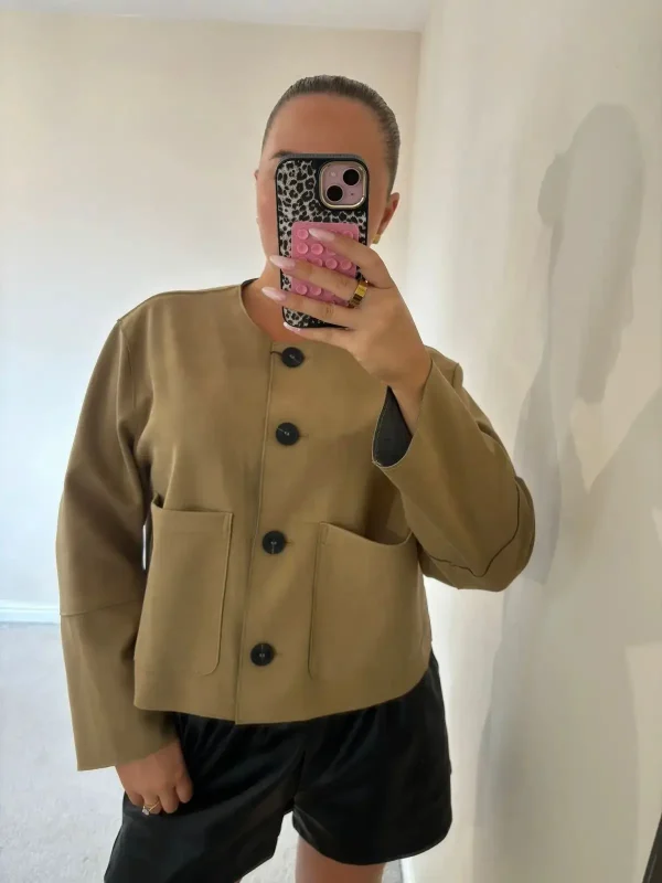 MUJER 2025 Giacca in pelle scamosciata da donna Varsity Bomber da donna Novità in cappotti e giacche Giacca invernale da donna a maniche lunghe da donna 2