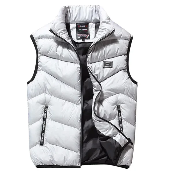 8XL 7XL Plus size gilet da uomo di marca giacca da uomo gilet senza maniche giacche invernali uomo cappotti casual gilet da uomo in cotone addensare gilet 6
